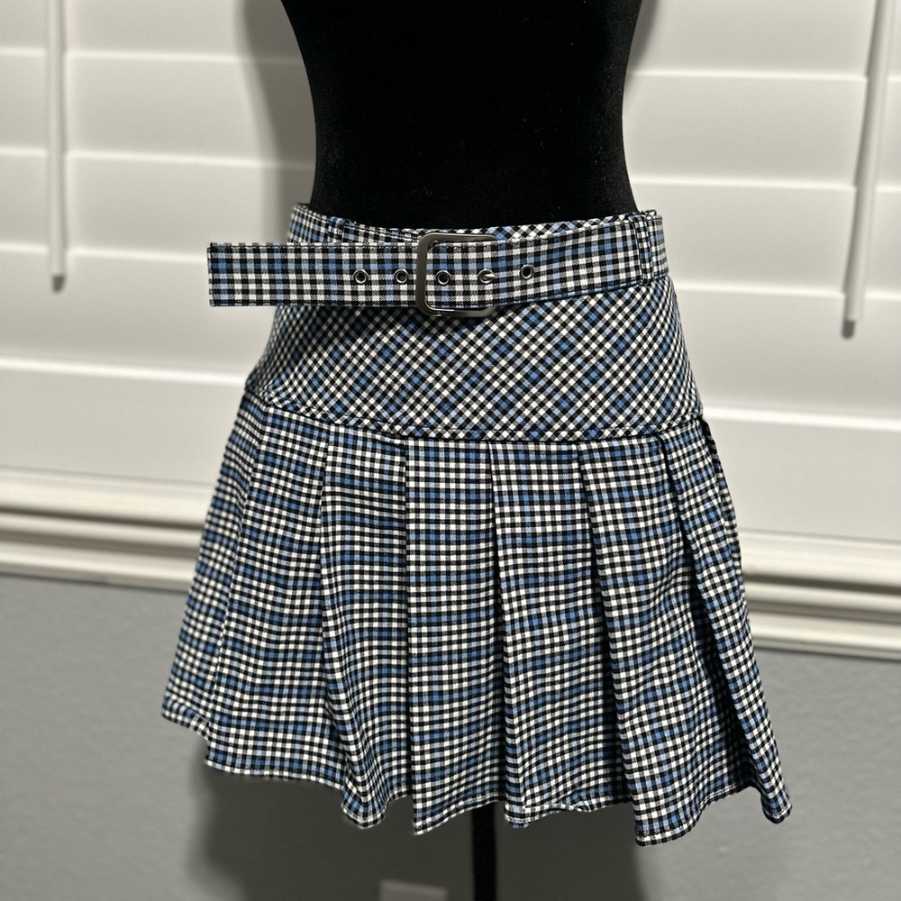 Forever 21 Plaid Skirt with Belt